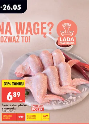 Świeże skrzydełka z kurczaka promocja w Biedronka