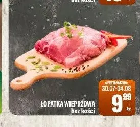 Łopatka wieprzowa bez kości promocja w Tomi Markt