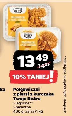 Poledwiczki z piersi z kurczaka jagodne, pikantne promocja w Netto