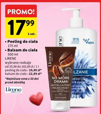 Peeling do ciała Lirene promocja w Intermarche