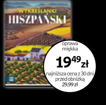 Książka Wykreślanki Hiszpański promocja w Empik