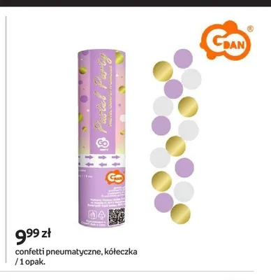 Confetti pneumatyczne kółeczka GoDan promocja w Empik