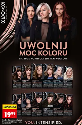 Farba do włosów Syoss Permanent Color promocja w Biedronka