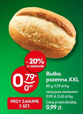 Bułka pszenna XXL promocja w Żabka