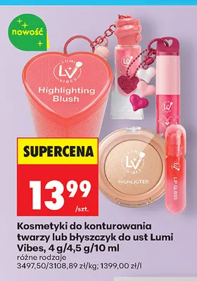 Błyszczyk do ust Lumi Vibes promocja w Biedronka