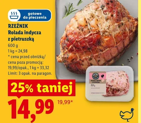 Rolada indycza z pietruszką Rzeźnik promocja w Lidl