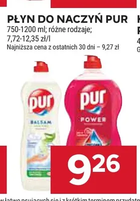 Płyn do naczyń Pur Power promocja w Stokrotka