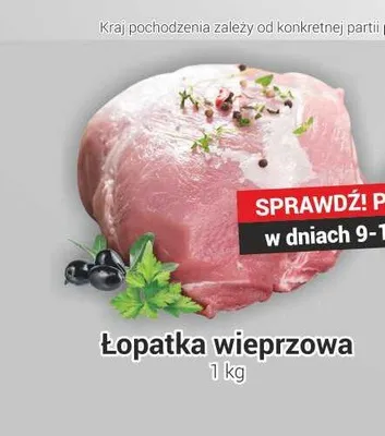 Łopatka wieprzowa promocja w Delikatesy Sezam
