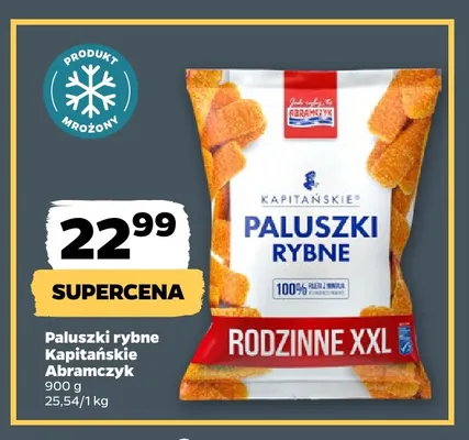 Paluszki rybne Kapitańskie Abramczyk promocja w Netto
