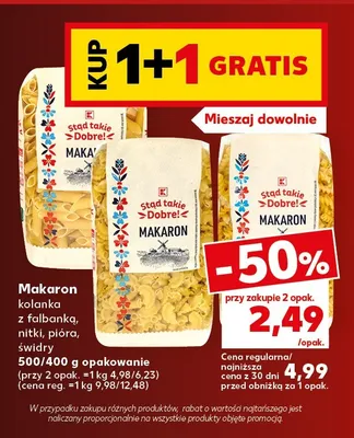 Makaron nitki Stąd takie Dobre! promocja w Kaufland