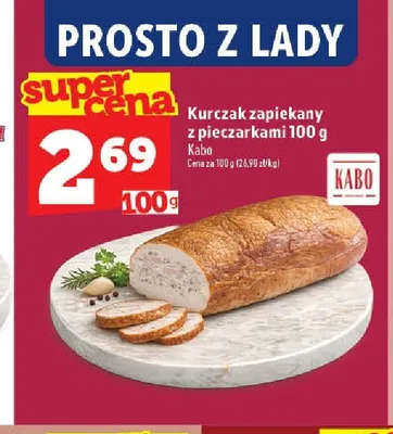 Kurczak zapiekany z pieczarkami Kabo promocja w TOPAZ