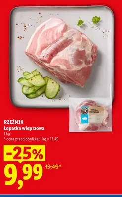 Łopatka wieprzowa Rzeźnik promocja w Lidl