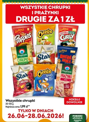 Chrupki Lorenz Curly Peanut Classic promocja w Żabka
