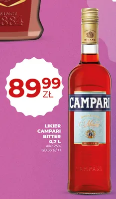 Likier Campari Bitter promocja w Duży Ben