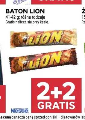 Baton Lion promocja w Stokrotka