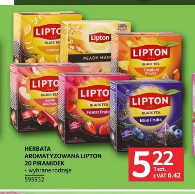 Herbata aromatyzowana Lipton promocja w Selgros