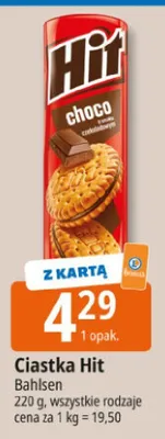 Ciastka choco o smaku czekoladowym promocja w Leclerc