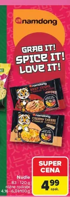 Nudle Namdong Creamy Cheese promocja w Carrefour