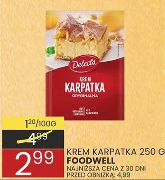 Krem karpatka promocja w Wafelek