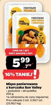 Panierowane podudzie z kurczaka Sun Valley promocja w Netto