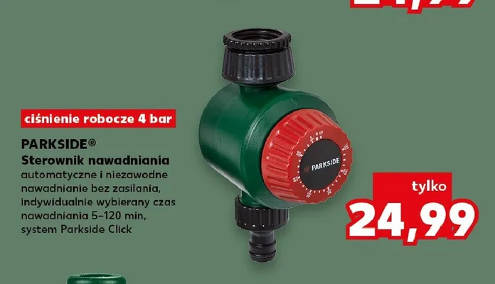 Sterownik nawadniania PARKSIDE ciśnienie robocze 4 bar promocja w Kaufland