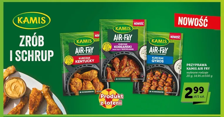 Przyprawa Kamis Air-Fry Kurczak Koreański promocja w ABC