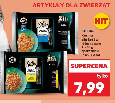 Karma dla kotów Sheba promocja w Kaufland