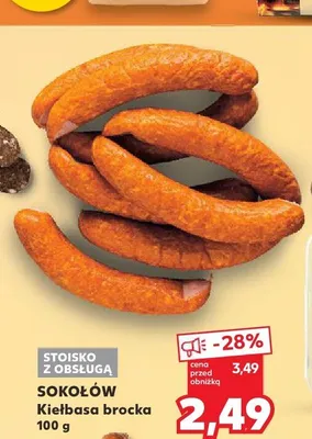 Kiełbasa brocka Sokołów promocja w Kaufland