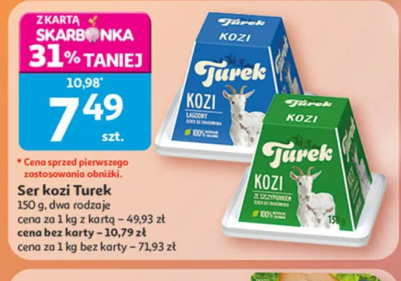 Ser kozi Turek promocja w Auchan