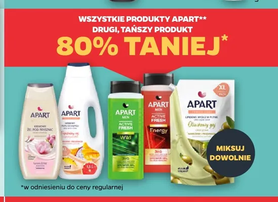 Kremowy żel pod prysznic Apart Floral Inspiration promocja w Netto