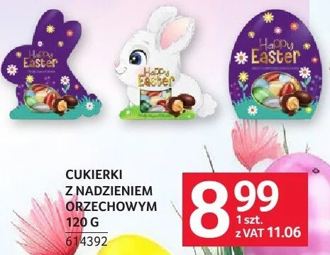 Cukierki z nadzieniem orzechowym 180g promocja w Selgros