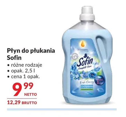 Płyn do płukania Sofin Complete Care Fresh Morning promocja w Makro