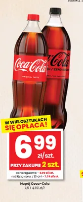 Napój gazowany Coca-Cola Original Taste promocja w emma MARKET