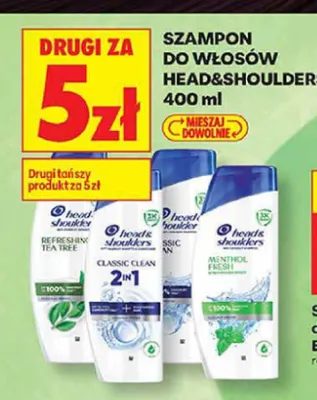 Szampon do włosów Head & Shoulders Refreshing Tea Tree promocja w Biedronka