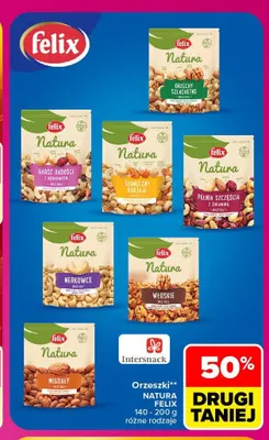 Orzeszki Felix Natura orzechy szlachetne promocja w Carrefour Market