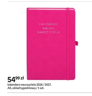 Kalendarz nauczyciela 2026/2027 A5 promocja w Empik