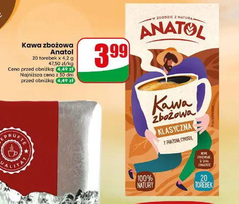 Kawa zbożowa Anatol promocja w Dino