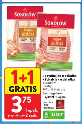 Schab jak u dziadka w plastrach Sokołów promocja w Intermarche