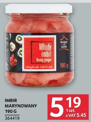 Imbir marynowany 190 g promocja w Selgros