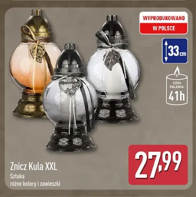 Znicz Kula Xxl promocja w Aldi