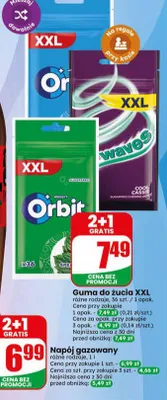 Guma do żucia Waves Cool Cassis XXL promocja w Dino