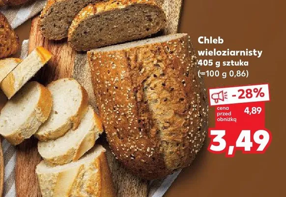 Chleb wieloziarnisty promocja w Kaufland