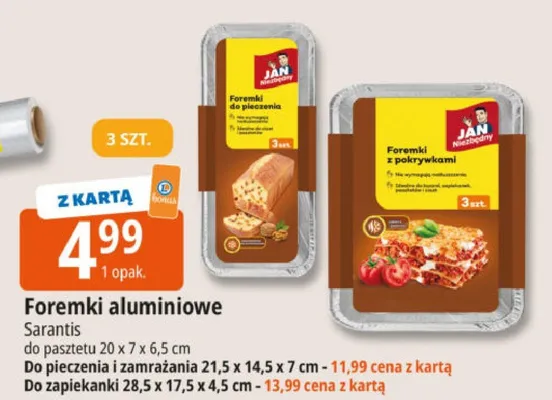 Foremki aluminiowe promocja w Leclerc