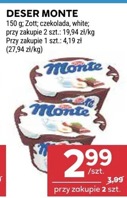 Deser monte promocja w Stokrotka
