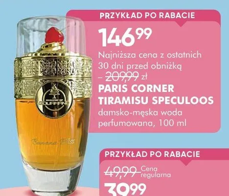 Damska-męska woda perfumowana Tiramisu Speculoos promocja w Super-Pharm