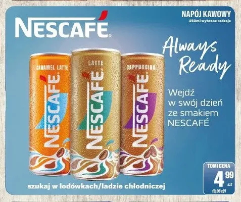 Napój kawowy Nescafe promocja w Tomi Markt