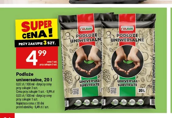 Podłoże uniwersalne Pulavia promocja w Twój Market