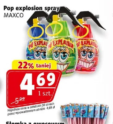 Pop explosion spray MAXCO promocja w Prim Market