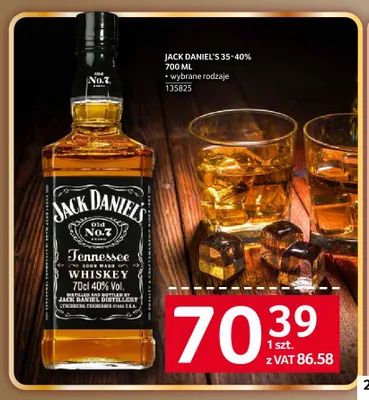 Whiskey Jack Daniel's promocja w Selgros