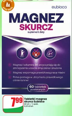 Tabletki magnez skurcz Eubioco promocja w Dino